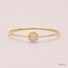 SJJDB115 | Bloom Wreath Diamond Floral Bangle