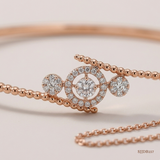 SJJDB157 | Dainty Diamond Elegant Fashion Bangle