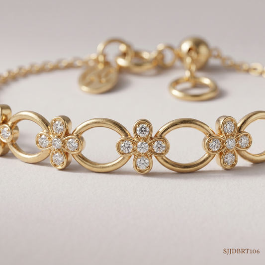 SJJDBRT106 | Chic Orbit Diamond Bracelet