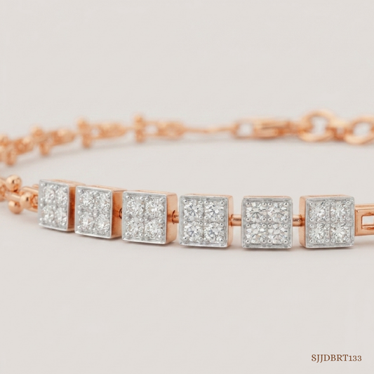 SJJDBRT133 | Urban Gleam Diamond Bracelet