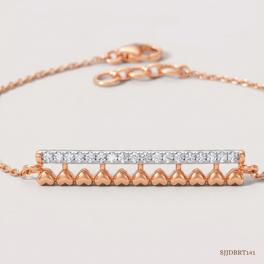SJJDBRT141 | Modern Bar Diamond Bracelet