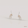 SJJDE139 | Twinkle Trail Diamond Stud Earrings