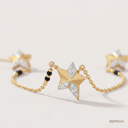 SJJDM109 | Starlight Grace Diamond Elegant Mangalsutra