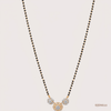 SJJDM115 | Trio Bloom Diamond Floral Mangalsutra