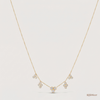 SJJDN117 | Honeycomb Harmony Diamond Statement Necklace