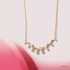 SJJDN119 | Arch Sparkle Diamond Contemporary Necklace