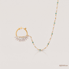 SJJDNP129 | Celestial Fringe Diamond Statement Nose Pin