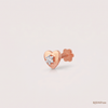 SJJDNP158 | Heart Spark Diamond Romantic Nose Pin