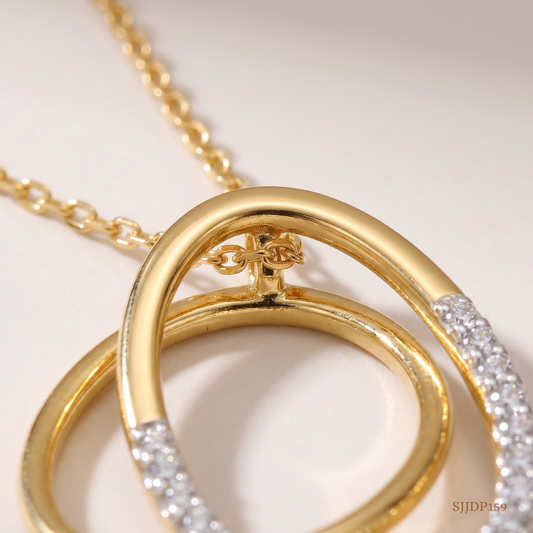 SJJDP159 | Twinkle Loop Diamond Elegant Pendant