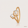 SJJDR129 | Floral Frame Diamond Designer Ring