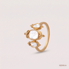 SJJDR139 | Vintage Aura Gold Statement Ring