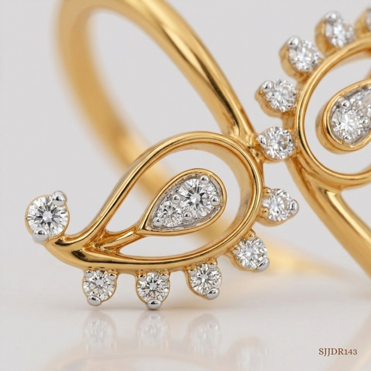 SJJDR143 | Paisley Grace Diamond Elegant Ring