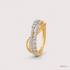 SJJDR148 | Radiant Dual Diamond Designer Ring
