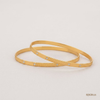 SJJGB115 | Bold Touch Statement Gold Bangle with Contemporary Appeal
