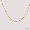 SJJGC103 | Classic Radiance Textured Gold Chain