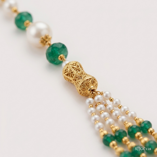 SJJGC118 | Ethereal Filigree 22KT Gold Chain