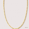 SJJGC146 | Aura Etched Dual Tone Gold Lariat Chain