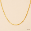 SJJGC156 | Radiant Rhythm Textured Gold Chain