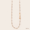 SJJGC158 | Mesmerising Abstract Filigree Pearl Gold Chain