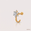 SJJDNP157 | Petite Blossom Diamond Floral Nose Pin