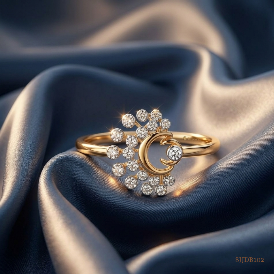 SJJDB102 | Stellar Shine Diamond Statement Bangle