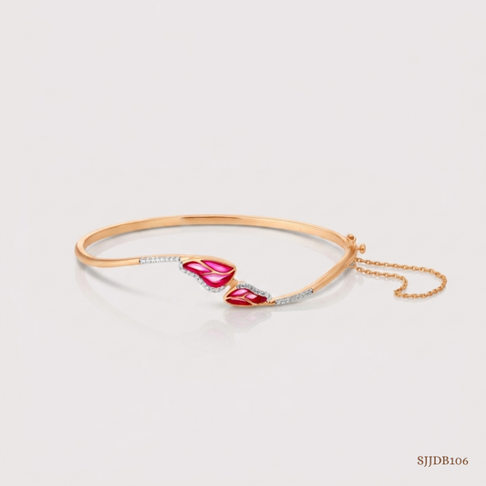 SJJDB106 | Butterfly Flutter Diamond Elegant Bangle
