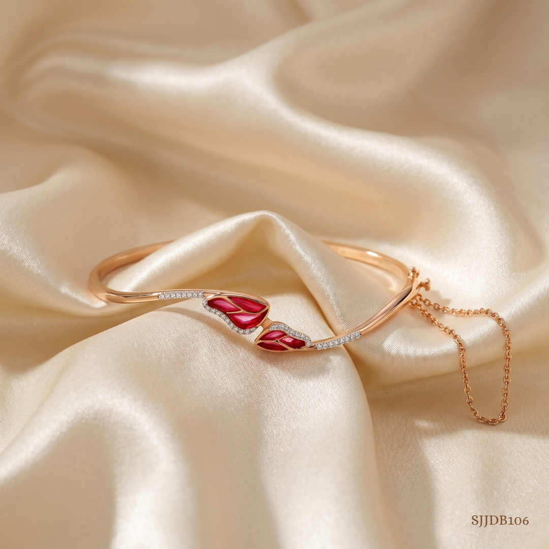 SJJDB106 | Butterfly Flutter Diamond Elegant Bangle