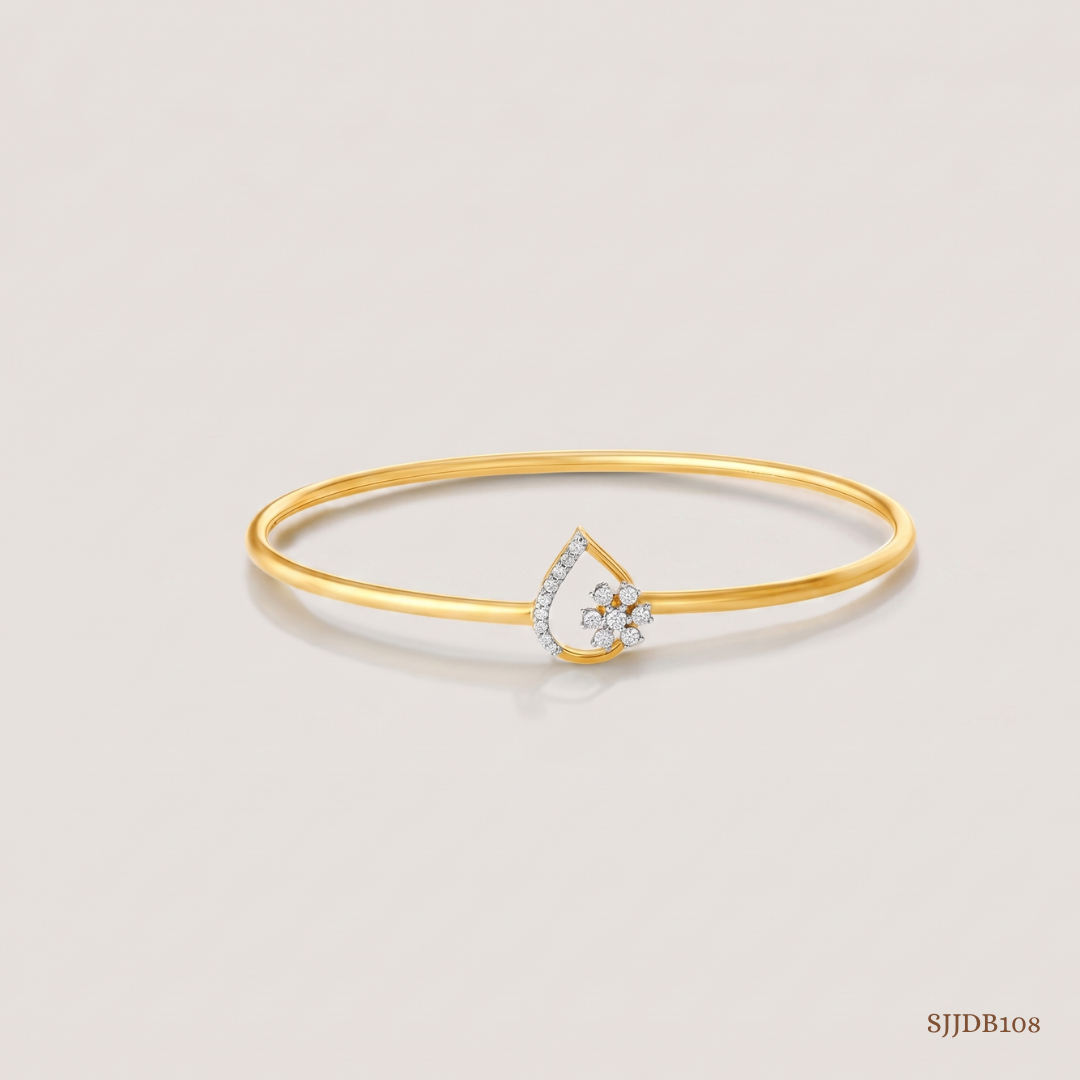 SJJDB108 | Timeless Fancy Diamond Luxury Bangle