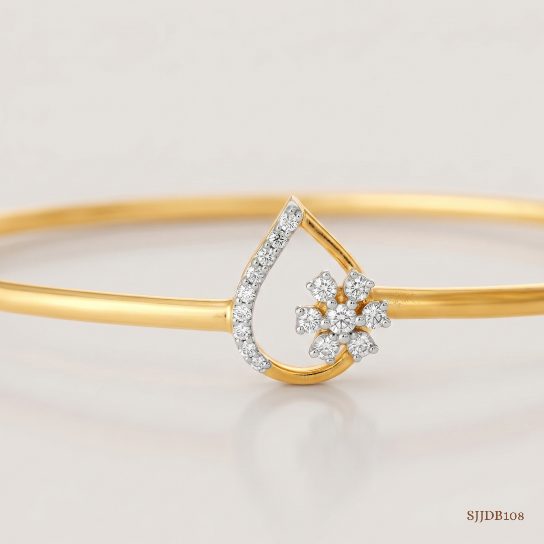 SJJDB108 | Timeless Fancy Diamond Luxury Bangle