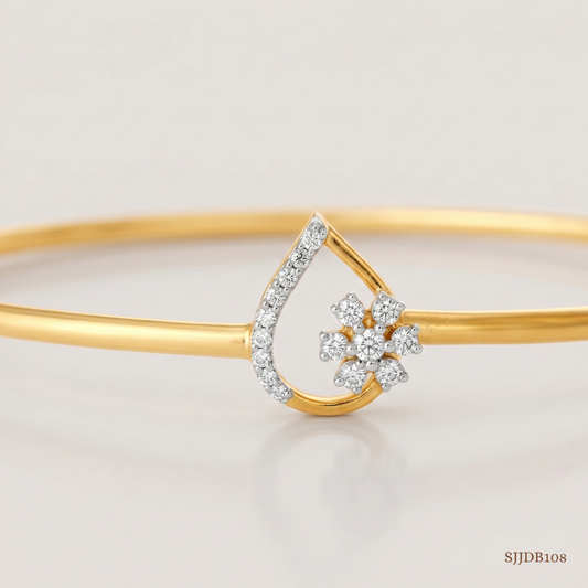SJJDB108 | Timeless Fancy Diamond Luxury Bangle
