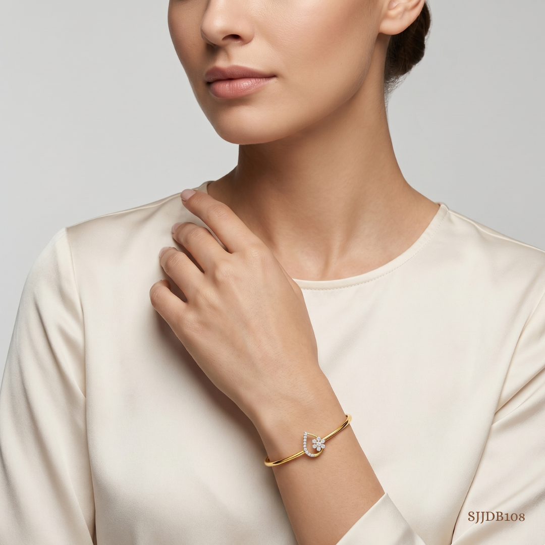 SJJDB108 | Timeless Fancy Diamond Luxury Bangle