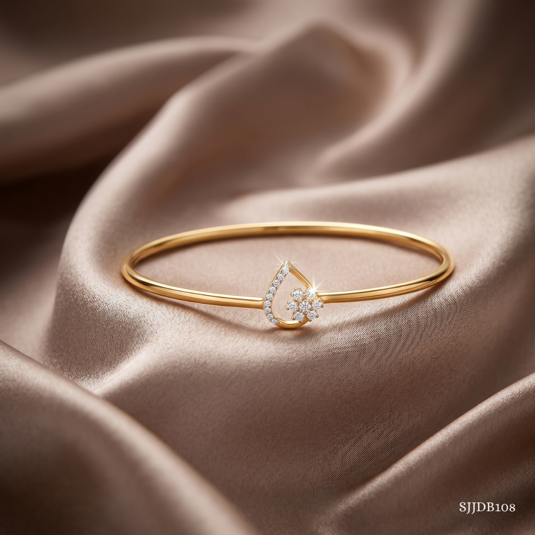 SJJDB108 | Timeless Fancy Diamond Luxury Bangle