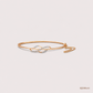 SJJDB109 | Delicate Loop Diamond Classic Bangle