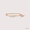 SJJDB109 | Delicate Loop Diamond Classic Bangle