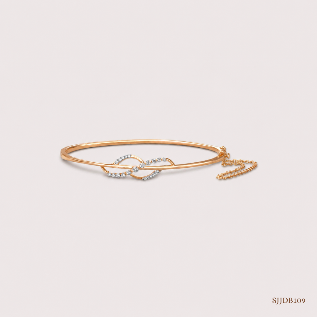 SJJDB109 | Delicate Loop Diamond Classic Bangle