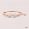 SJJDB110 | Luminous Drop Diamond Contemporary Bangle