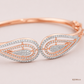 SJJDB110 | Luminous Drop Diamond Contemporary Bangle