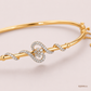 SJJDB111 | Radiant Loop Diamond Elegant Bangle