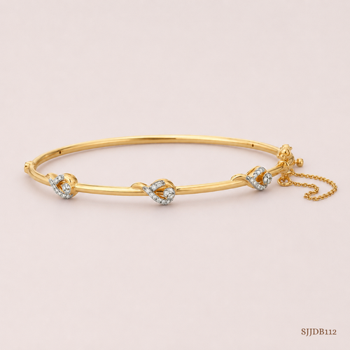 SJJDB112 | Sparkling Whisper Diamond Fashion Bangle