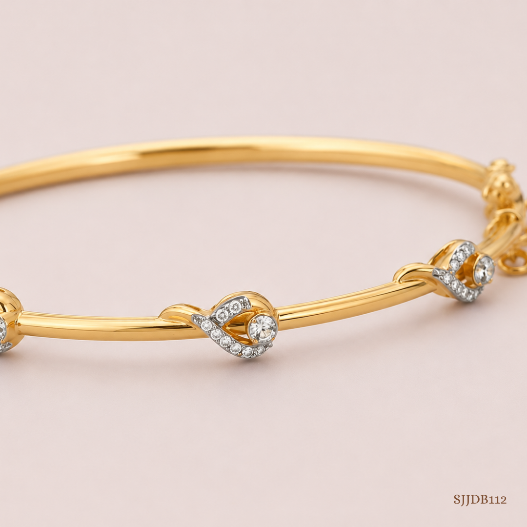 SJJDB112 | Sparkling Whisper Diamond Fashion Bangle