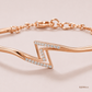 SJJDB114 | Thunderbolt Glow Diamond Statement Bangle