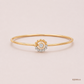 SJJDB115 | Bloom Wreath Diamond Floral Bangle