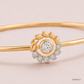 SJJDB115 | Bloom Wreath Diamond Floral Bangle