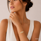 SJJDB116 | Radiant Shell Diamond Designer Bangle
