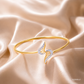 SJJDB117 | Graceful Twirl Diamond Contemporary Bangle