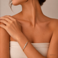 SJJDB121 | Graceful Drift Diamond Elegant Bangle