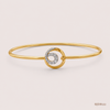 SJJDB122 | Contemporary Loop Diamond Fashion Bangle