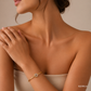 SJJDB122 | Contemporary Loop Diamond Fashion Bangle