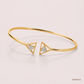 SJJDB123 | Geometric Glow Diamond Modern Bangle