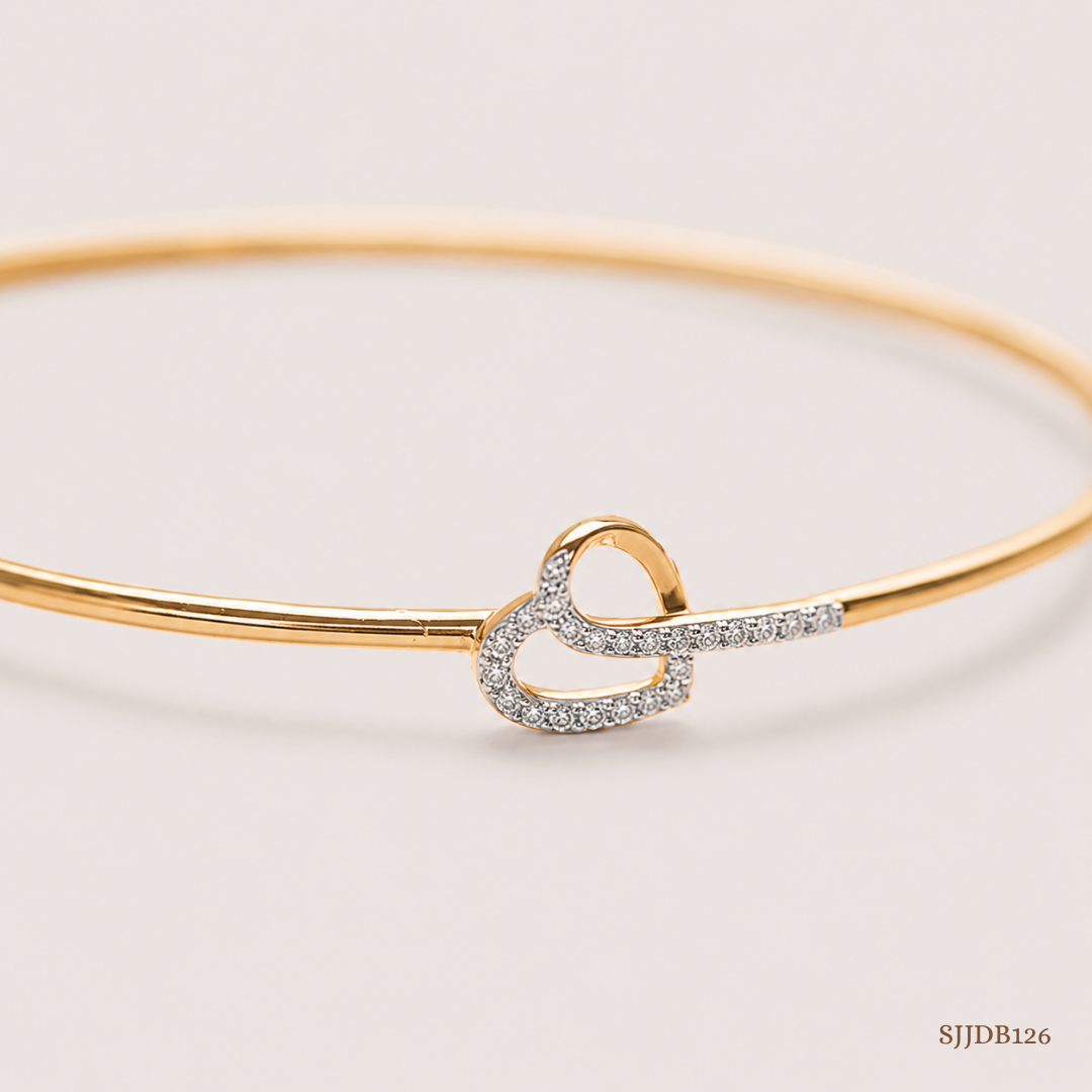 SJJDB126 | Love Story Diamond Romantic Bangle